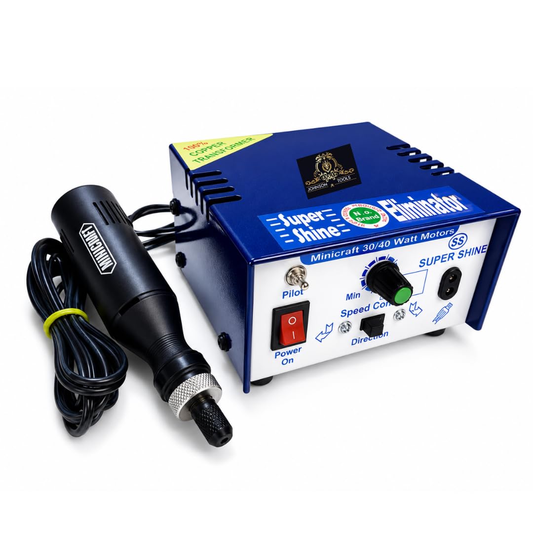 Johnson Tools Minicraft Drill Machine with Elimeter Collete Rotary Tool for Art n Craft, Jewellery Making and Other Various Uses