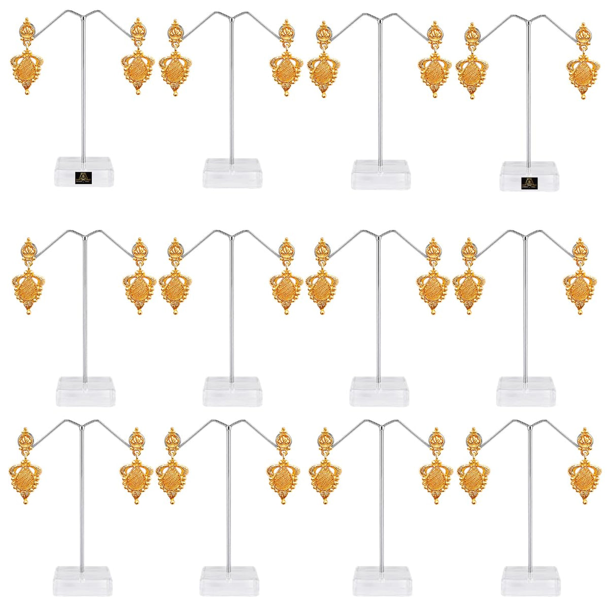 Johnson Tools Metal Earring Stand Holder For Showcasing Ear-ring Jewelry