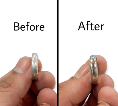 Johnson Tools Silver Polishing Cloth (Town Talk) with Anti-Tarnish Protection (Size 12.5X17.5 cm)