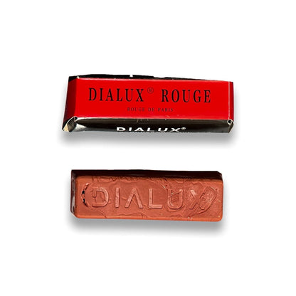 Johnson Tools Dialux Red High Polishing Rouge Bar Used on Gold, Silver, Brass for High Mirror Finish Polishing on Jewellery Making and Repair, Watchmaking, Model Making, Hobby Crafts