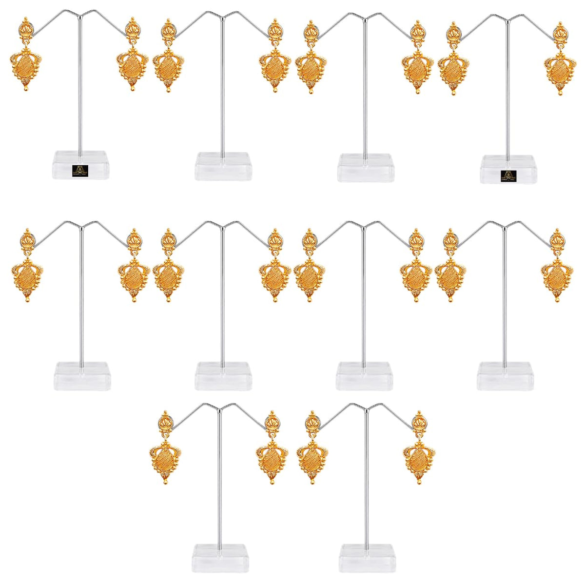 Johnson Tools Metal Earring Stand Holder For Showcasing Ear-ring Jewelry