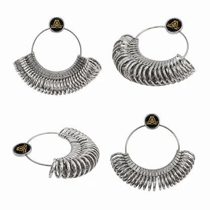 Johnson Tools Made of Brass Handy Ring Finger Sizer for Measuring Unisex Finger Sizes (no 1 to 36) Silver