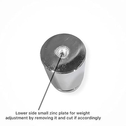 Johnson Tools 500WGT Iron Calibration Weight Scale with Chrome Finish for Scale Calibratios, Item Weighting