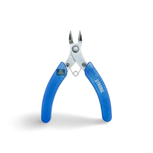 Johnson Tools Original Strong Stainless Steel Diagonal Cutter, Nipper, Plier (blue handle, Size-110mm)