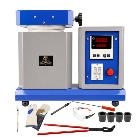 Johnson Tools Special Melting Furnace For Gold and Silver Jewellery With Adjust Cooling Fan and MCB (Capacity of 1 kg)