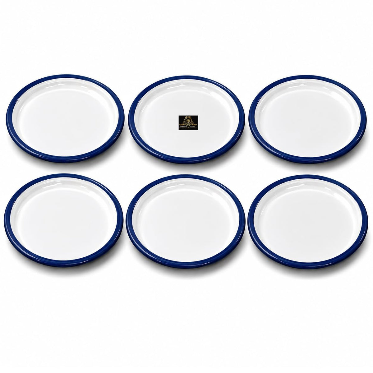 Johnson Tools Small Enamel Plate/Enamelware Plate (Flat) for Gold and Silver Jewellery, Surgical and Food Works