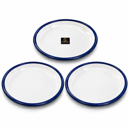Johnson Tools Small Enamel Plate/Enamelware Plate (Flat) for Gold and Silver Jewellery, Surgical and Food Works