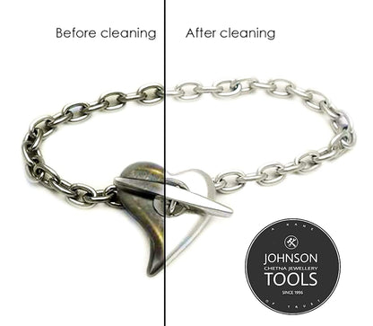 Johnson Tools Silver Tarnish Remover (Silver Cleaner) for Silver Jewelry Cleaning/Polishing (250ML)