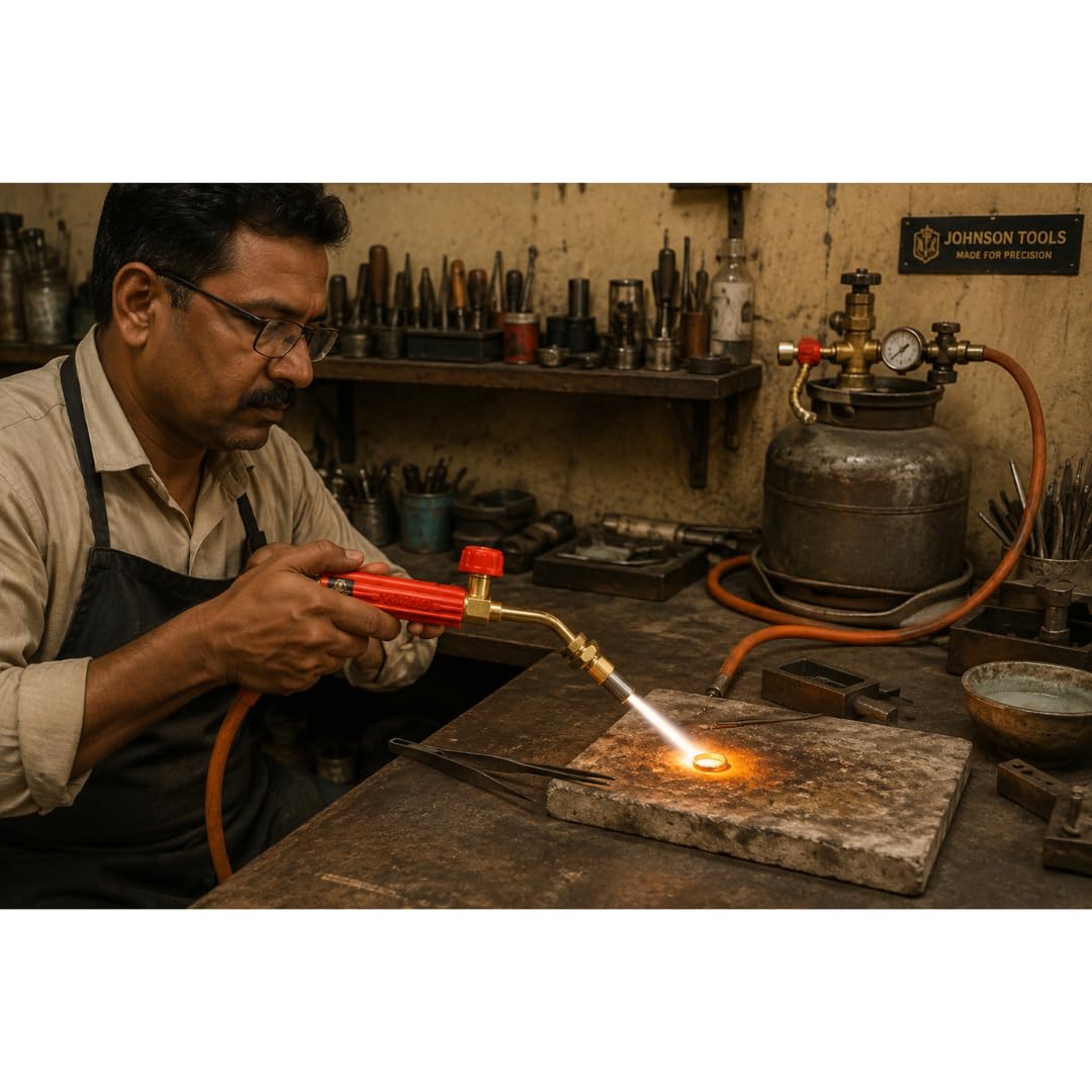 Johnson Tools 20cms Length LPG flamethrower gun (1no Burner)