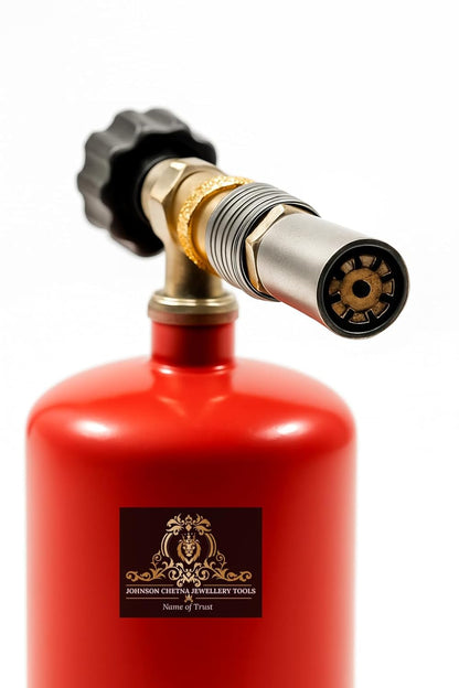 Johnson Tools Wonder Portable Butane Torch Lighter – Adjustable Flame, Brass Burner, Multi‑Purpose Tool For Soldering (Empty, No Gas)