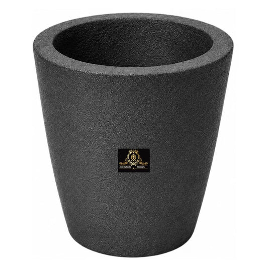 Johnson Tools Casting Clay Graphite Crucible For Gold Silver Copper Brass Aluminum Foundry Furnace Torch Melting