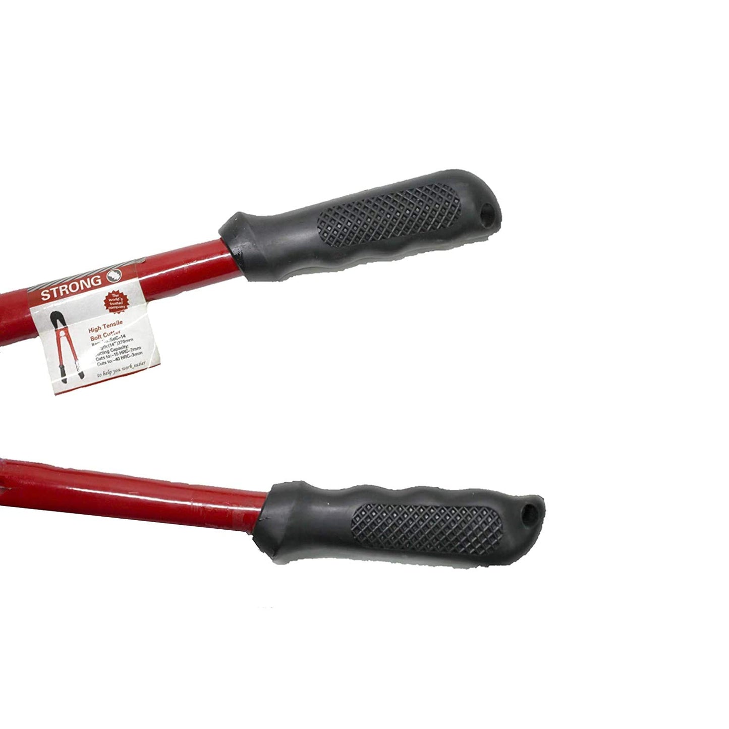 Johnson Tools 18" Hit Strong Bolt Cutter with Industrial Hardness and Shear Sharp, Comfortable Ergonomics TPR Handle for Cutting Bolts, Gold Biscuit and Other Various Uses (450mm)