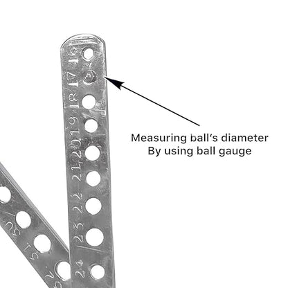 Johnson Tools Steel Ball Gauge Can Measure From 3 To 32 Gauge For Goldsmiths and industrialists, Ball Diameter Measuring Works