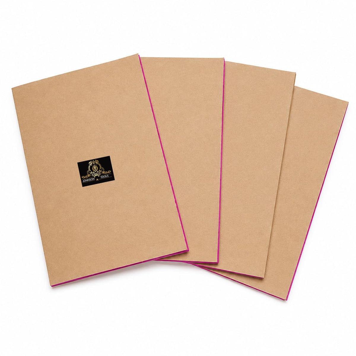 Johnson Tools Pink Paper For Jewellery Packing/Tying- Pack Of 4, Color-Pink