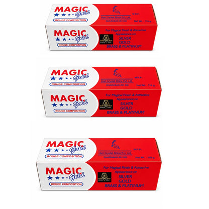 Johnson Tools Metal Polishing Compound Rouge Bar for Polishing, Finishing on Brass, Silver, Gold, Platinum (Size - Small)