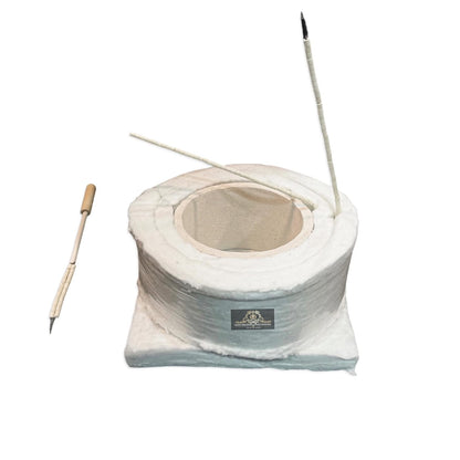 JOHNSON TOOLS Cotton Heating Element Muffle Coil With Sensor For Melting Furnace 1Kg Capacity [Compatible With Imported Furnaces Also], White