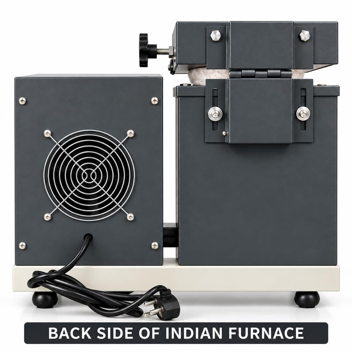 Johnson Tools 1Kg Melting Furnace - Electric Furnace for Gold and Silver Jewelry Melting | Ivory Grey Color Melting Machine