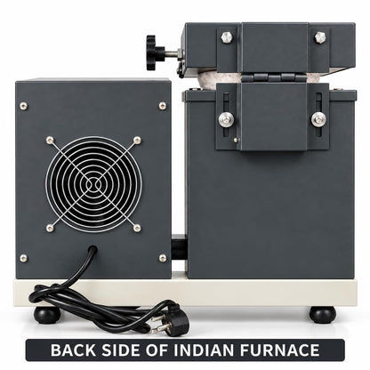 Johnson Tools 1Kg Melting Furnace - Electric Furnace for Gold and Silver Jewelry Melting | Ivory Grey Color Melting Machine