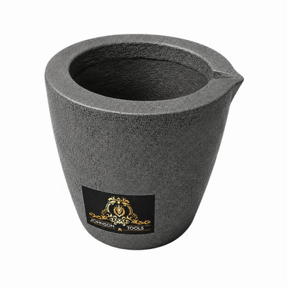 Johnson Tools Casting Clay Graphite Crucible For Gold Silver Copper Brass Aluminum Foundry Furnace Torch Melting