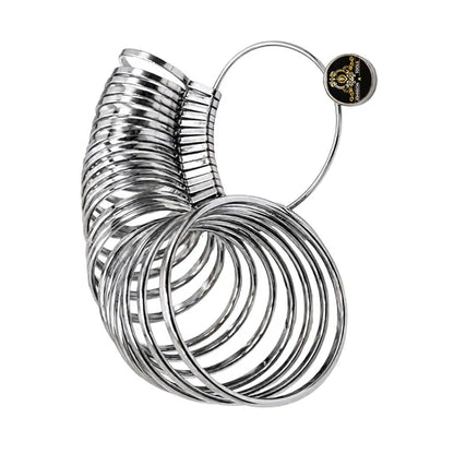 Johnson Tools Handy Brass Bangle Sizer for Measuring Hand or Bangle Size No 1 to 27 (Chrome)
