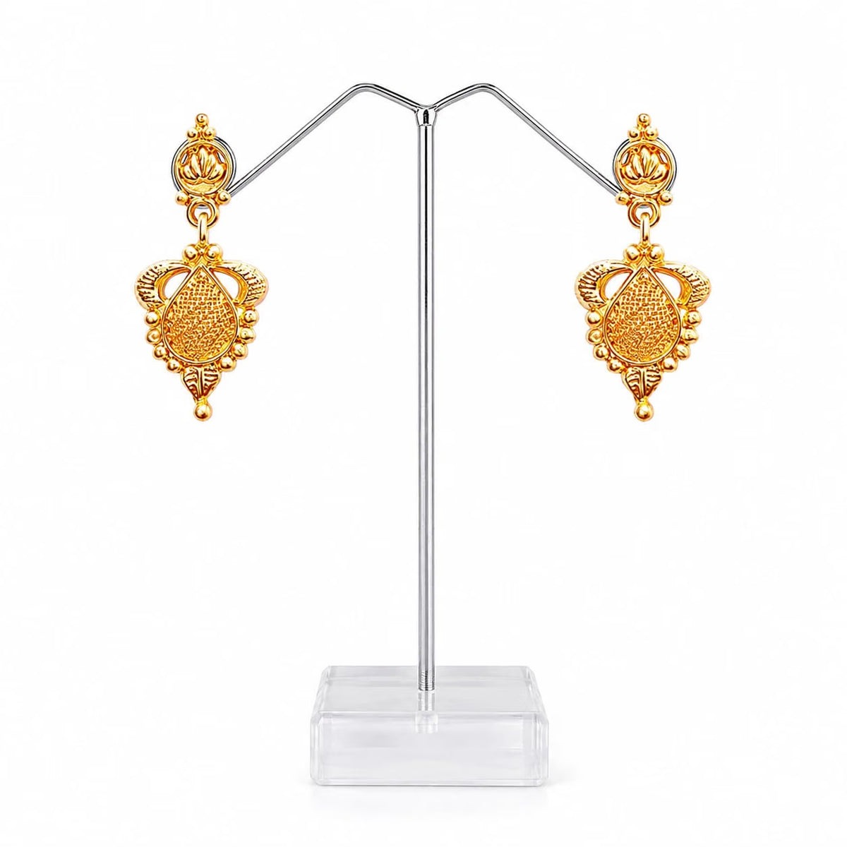 Johnson Tools Metal Earring Stand Holder For Showcasing Ear-ring Jewelry
