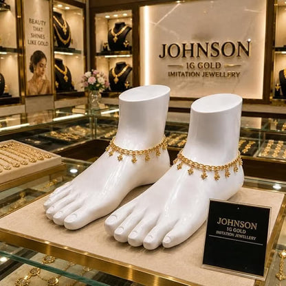 Johnson Tools Mannequin Anklet Display Foot Leg Pair for Jewellery, Payal, Shoes, Heels Display or Other Multipurpose Works (Without Heel)