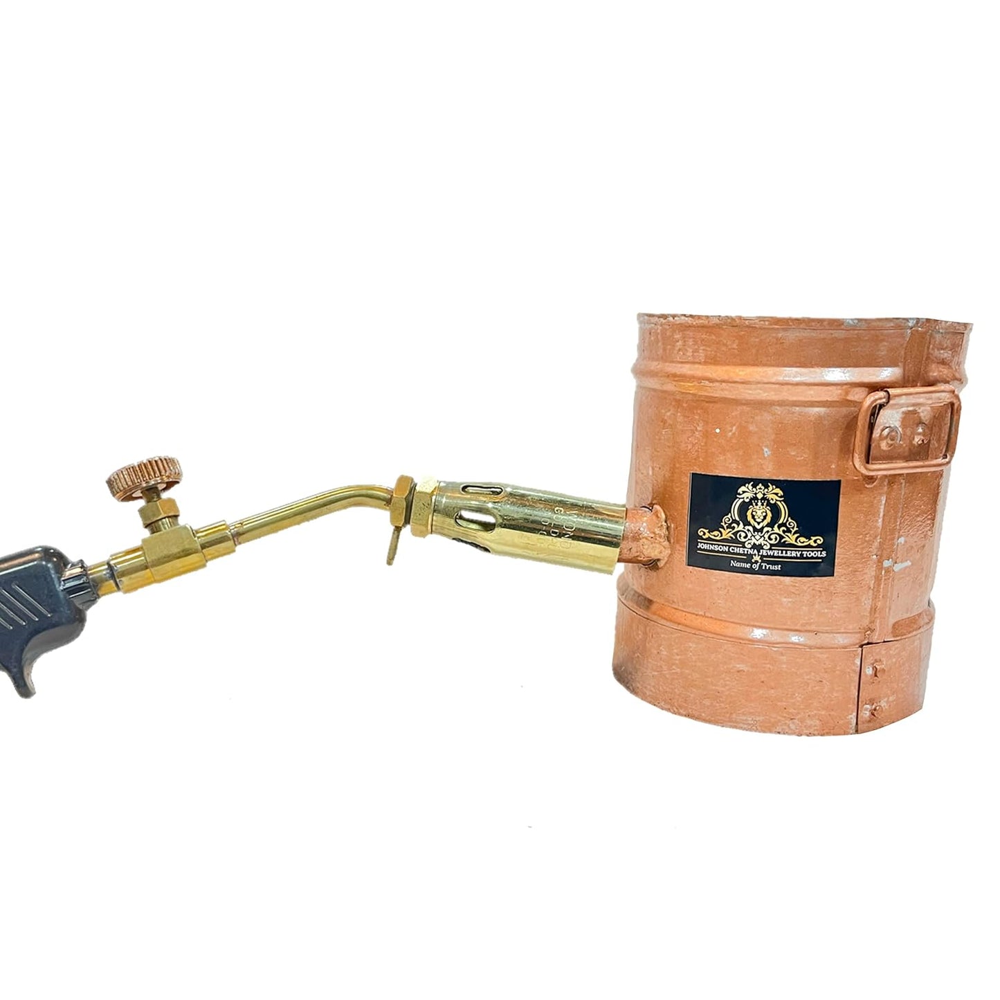 Johnson Tools 3kg Capacity Gas Melting Furnace/Desi Bhatti For Melting Silver, Brass, Aluminum (Crucible Not Included)