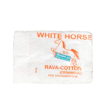 Johnson Tools 6X8 Fire Proof Cotton/Cerawool Cotton For Gold and Silver Jewellery works/Fire protection/Thermal insulation (pack of 5 pcs)