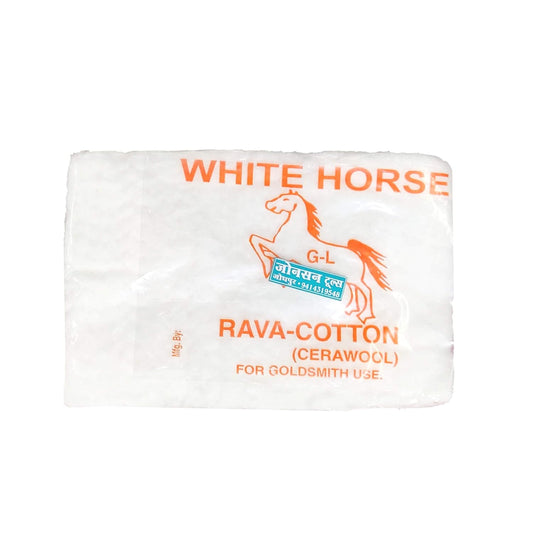 Johnson Tools 6X8 Fire Proof Cotton/Cerawool Cotton For Gold and Silver Jewellery works/Fire protection/Thermal insulation (pack of 5 pcs)