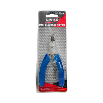 Johnson Tools Super Stainless Steel Diagonal Cutter, Nipper, Plier (blue handle, Size-110mm)