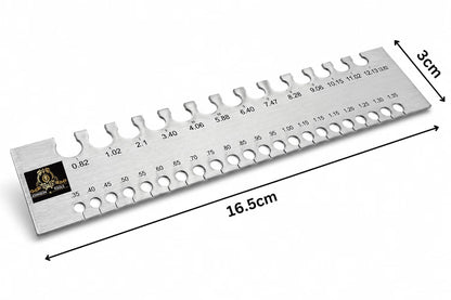 Johnson Tools Kristeel Rectangular Wire Gauge For Dimension Measurement