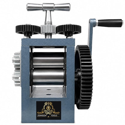 Johnson Tools Flat Roller Rolling Mill Machine For Gold Flat Sheet/Peeling Small Copper Wire Works