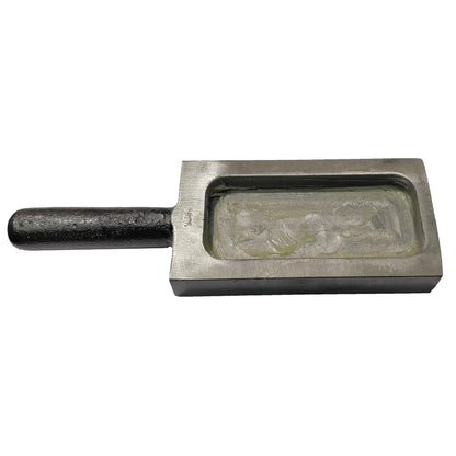 JOHNSON TOOLS Iron Biscuit Ingot Mold For Making 1Kg Gold And Silver Biscuit/Cadbury