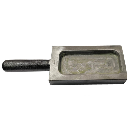 JOHNSON TOOLS Iron Biscuit Ingot Mold For Making 1Kg Gold And Silver Biscuit/Cadbury