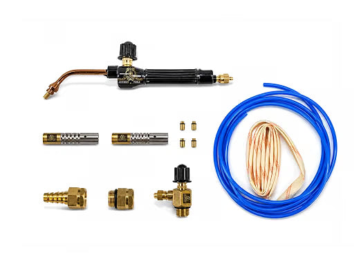 Johnson Tools Pin Point Soldering Mini Flamethrower Torch For Gold Jewellery Soldering, Repairing with 2 Attachments Can used with 2/5/14 kg LPG Cylinder
