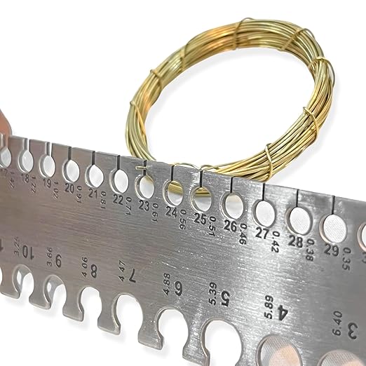 Johnson Tools 23 Gauge (0.610 mm) Pure Brass Wire (9gms) For Jewellery Making, Repairing, Artistic Works