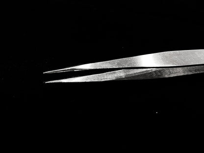 Johnson Tools Set of Straight Tip Stainless Steel Tweezers for Mobile/Gadget/Laptop and Jewelry Repair (Color - Chrome, Set of 4 Pieces)