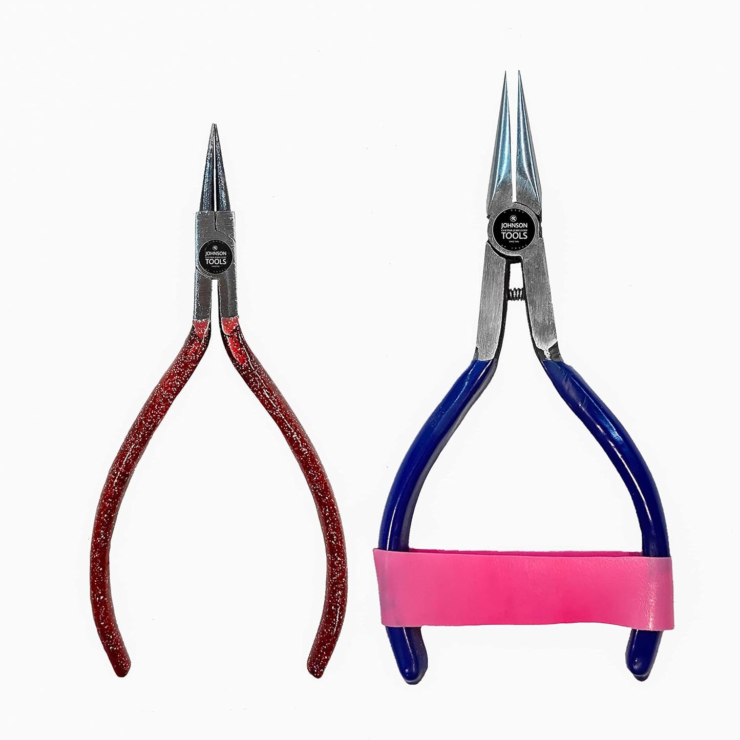 Johnson Tools Mini Super Long/Round Nose Bending Plier for Jewelry Making/Repairing (5"), Multi