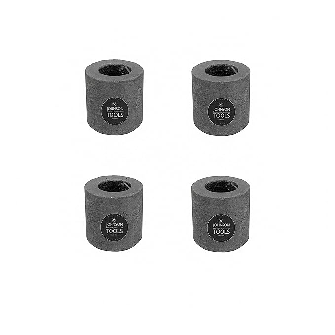 Johnson Tools 25x25mm Carbon Crucible for Casting, Melting, Refining Gold, Silver, Copper, Aluminium, Brass