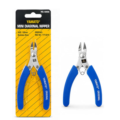 Johnson Tools Original Yamato Stainless Steel Diagonal Nipper Wire Cutter Plier 4" Multipurpose for Wire/Plastic Cable Cutting, Jewellery Making & Repair, Electronic, Watch making, Hobby DIY