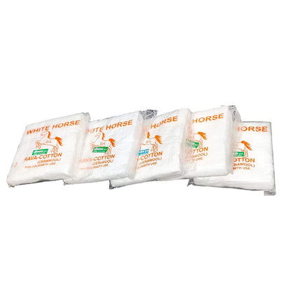 Johnson Tools 6X6 Fire Proof Cotton/Cerawool For Gold and Silver Jewellery works (pack of 5 pcs)