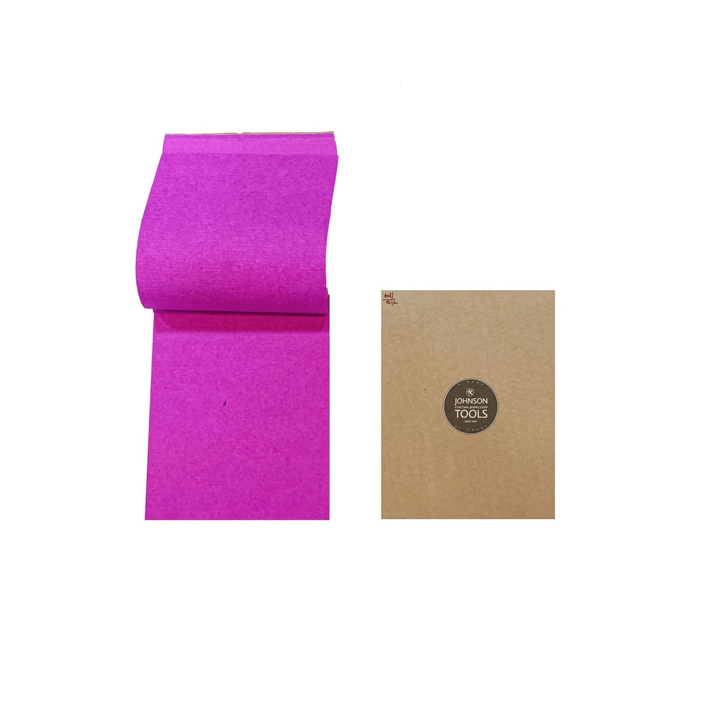 Johnson Tools Pink Paper For Jewellery Packing/Tying- Pack Of 4, Color-Pink