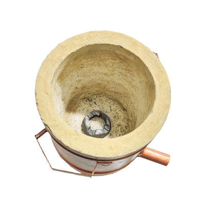 Johnson Tools 3kg Capacity Gas Melting Furnace/Desi Bhatti For Melting Silver, Brass, Aluminum (Crucible Not Included)