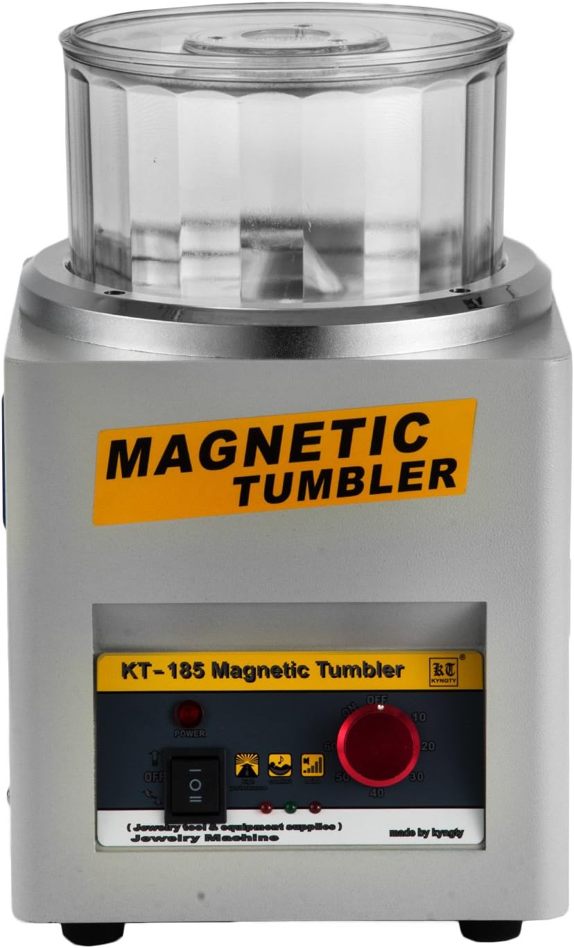 Johnson Tools KT-185 Magnetic Tumbler Polisher for Gold and Silver Jewellery Works (2000 RPM Finisher, 7.3 inch)