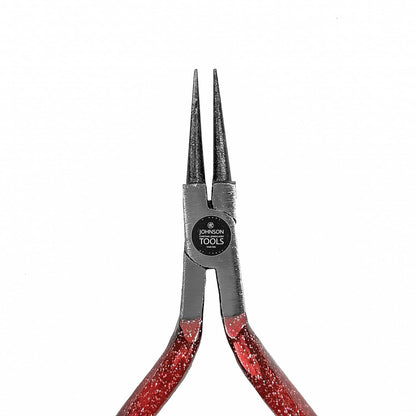 Johnson Tools Mini Super Long/Round Nose Bending Plier for Jewelry Making/Repairing (5"), Multi