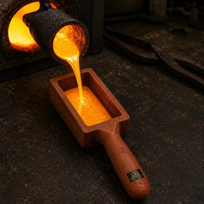 Johnson Tools Metal Ingot Mold 2no for Gold, Silver Casting, Melting, Refining Works (1.5 to 3 kg Capacity)