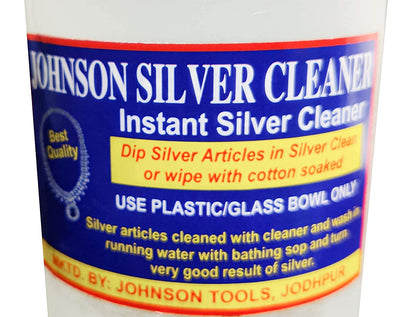 Johnson Tools Silver Tarnish Remover (Silver Cleaner) for Silver Jewelry Cleaning/Polishing (250ML)
