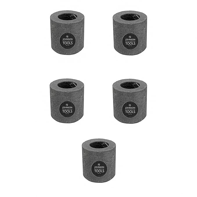 Johnson Tools 25x25mm Carbon Crucible for Casting, Melting, Refining Gold, Silver, Copper, Aluminium, Brass
