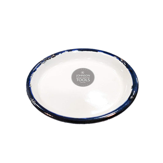 JOHNSON TOOLS Small Enamel Plate/Enamelware Plate (Flat) for Gold and Silver Jewellery, Surgical and Food Works
