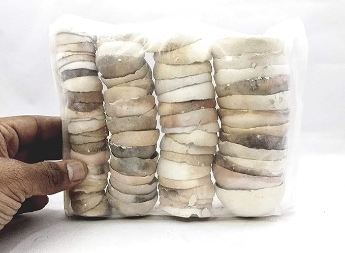 Johnson Tools Sand Crucible/Guthali/Mus in Mix Size for Casting, Melting, Refining Gold, Silver, Copper, Aluminium, Brass, Led, Scrap, Jewellery (Color : White, Weight 750gm Approx)